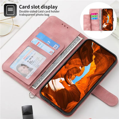 For Xiaomi Redmi Note 13 4G Leather Case Flower Pattern Cover Multiple Card Slots