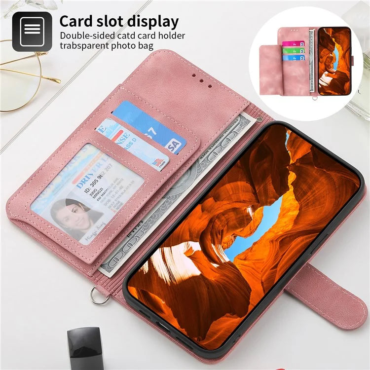 For Xiaomi Redmi Note 13 4G Leather Case Flower Pattern Cover Multiple Card Slots