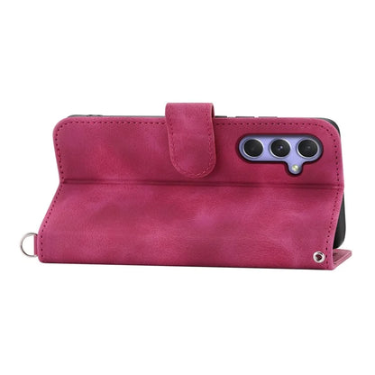 For Samsung Galaxy A55 5G Case Crossbody Leather Cover with Card Slots Wallet