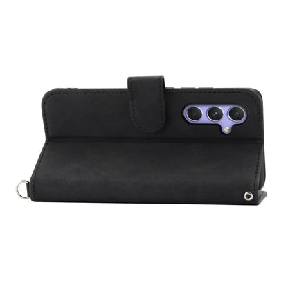For Samsung Galaxy A55 5G Case Crossbody Leather Cover with Card Slots Wallet