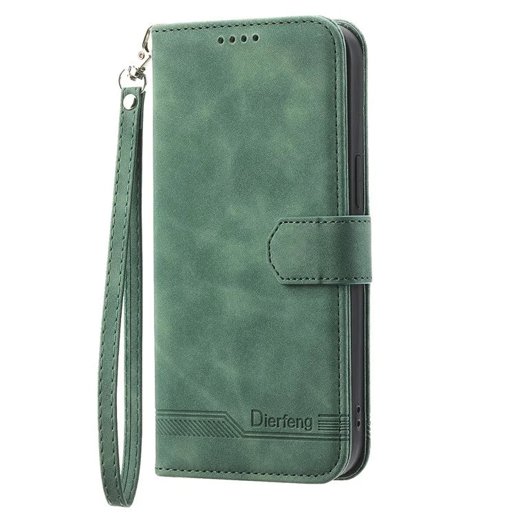 DIERFENG DF-03 for Xiaomi Redmi Note 13 4G Case Wallet Leather Flip Phone Cover