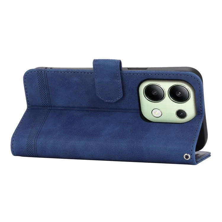 DIERFENG DF-03 for Xiaomi Redmi Note 13 4G Case Wallet Leather Flip Phone Cover