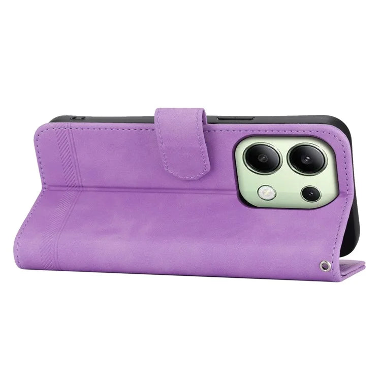 DIERFENG DF-03 for Xiaomi Redmi Note 13 4G Case Wallet Leather Flip Phone Cover