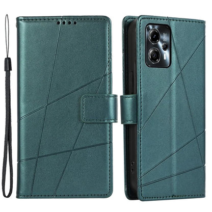DF-06 For Motorola Moto G24 4G / G04 4G Case with Strap Line Imprinted Phone Cover Stand View