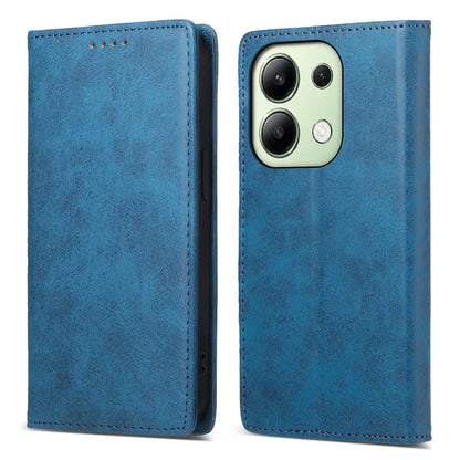 DF-05 For Xiaomi Redmi Note 13 4G Wallet Case Magnetic Auto Closing Phone Cover