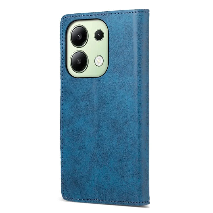 DF-05 For Xiaomi Redmi Note 13 4G Wallet Case Magnetic Auto Closing Phone Cover