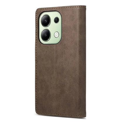 DF-05 For Xiaomi Redmi Note 13 4G Wallet Case Magnetic Auto Closing Phone Cover