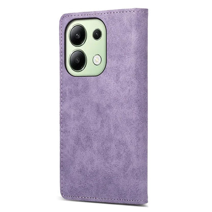 DF-05 For Xiaomi Redmi Note 13 4G Wallet Case Magnetic Auto Closing Phone Cover