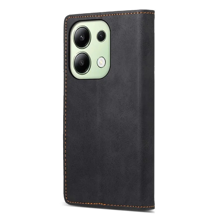 DF-05 For Xiaomi Redmi Note 13 4G Wallet Case Magnetic Auto Closing Phone Cover