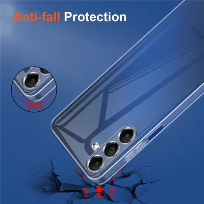 For Samsung Galaxy A55 5G TPU Phone Case + 2PCS 2.5D Arc Tempered Glass Screen Protector