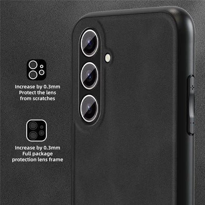 ANNYOJO For Samsung Galaxy S24+ Case PU Leather+PC+TPU Drop-resistant Phone Cover