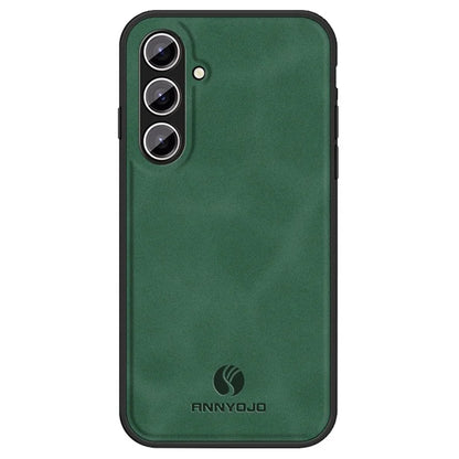 ANNYOJO For Samsung Galaxy S24+ Case PU Leather+PC+TPU Drop-resistant Phone Cover