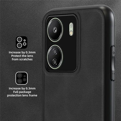 ANNYOJO For Xiaomi Redmi 13C 4G / Poco C65 4G Case PU Leather+PC+TPU Drop-proof Back Cover