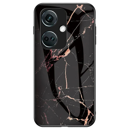 For OnePlus Nord CE3 5G Marble Pattern Case Tempered Glass Phone Cover