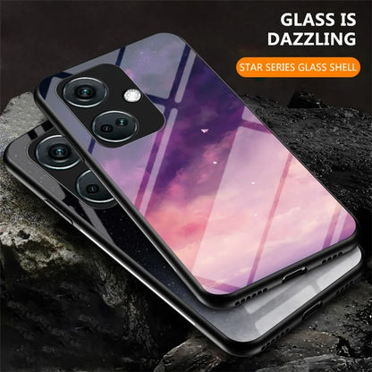 For OnePlus Nord CE3 5G Case Tempered Glass+PC+TPU Shockproof Phone Cover