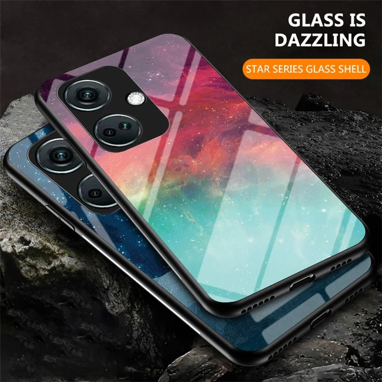 For OnePlus Nord CE3 5G Case Tempered Glass+PC+TPU Shockproof Phone Cover