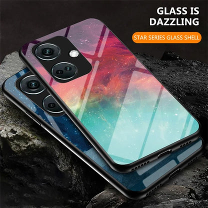For OnePlus Nord CE3 5G Case Tempered Glass+PC+TPU Shockproof Phone Cover