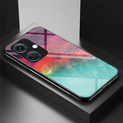 For OnePlus Nord CE3 5G Case Tempered Glass+PC+TPU Shockproof Phone Cover