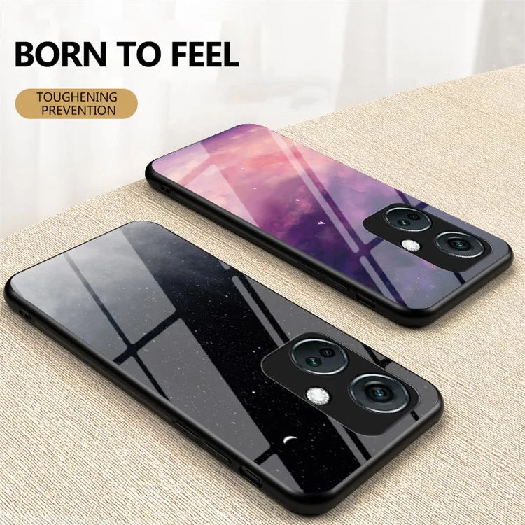 For OnePlus Nord CE3 5G Case Tempered Glass+PC+TPU Shockproof Phone Cover