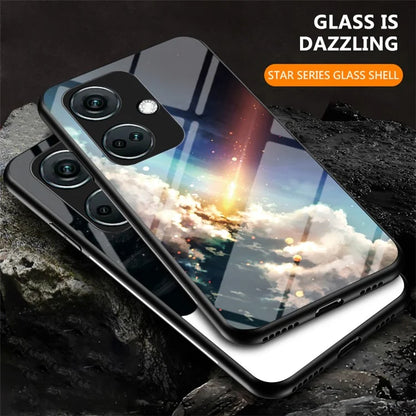 For OnePlus Nord CE3 5G Case Tempered Glass+PC+TPU Shockproof Phone Cover