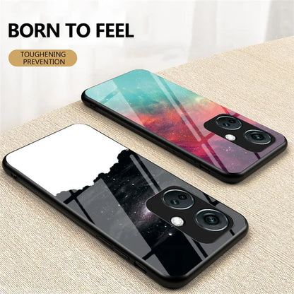 For OnePlus Nord CE3 5G Case Tempered Glass+PC+TPU Shockproof Phone Cover