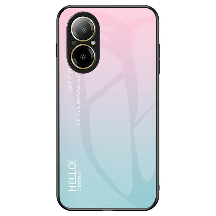 For Realme C67 4G Tempered Glass Case Anti-drop Protective Phone Cover