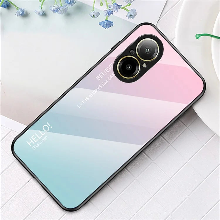 For Realme C67 4G Tempered Glass Case Anti-drop Protective Phone Cover