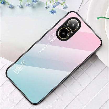 For Realme C67 4G Tempered Glass Case Anti-drop Protective Phone Cover