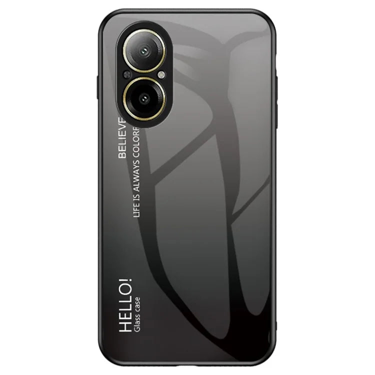 For Realme C67 4G Tempered Glass Case Anti-drop Protective Phone Cover