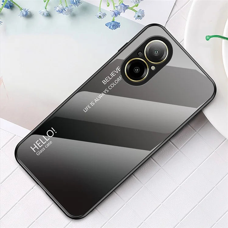 For Realme C67 4G Tempered Glass Case Anti-drop Protective Phone Cover