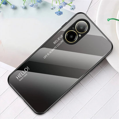 For Realme C67 4G Tempered Glass Case Anti-drop Protective Phone Cover