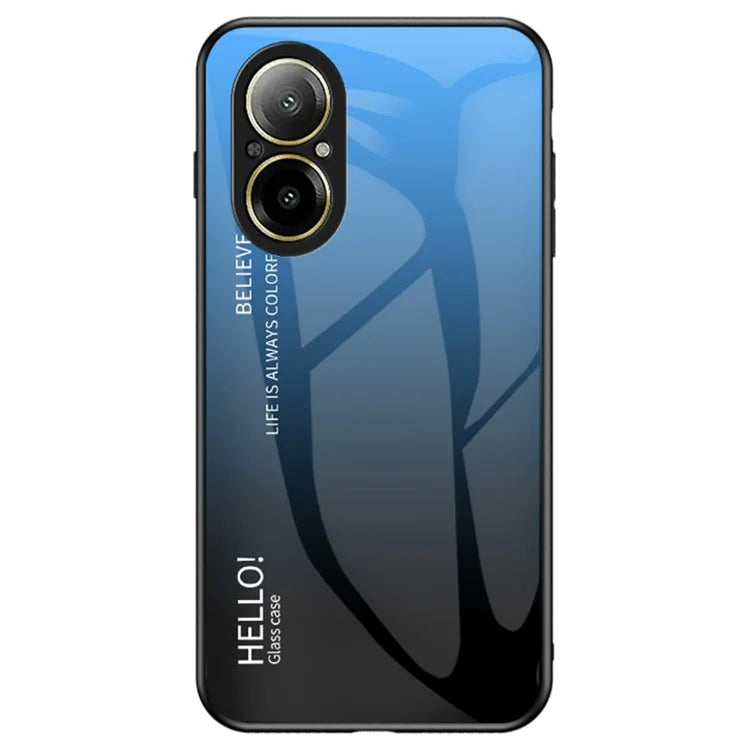 For Realme C67 4G Tempered Glass Case Anti-drop Protective Phone Cover