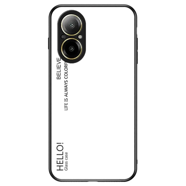 For Realme C67 4G Tempered Glass Case Anti-drop Protective Phone Cover