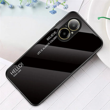 For Realme C67 4G Tempered Glass Case Anti-drop Protective Phone Cover