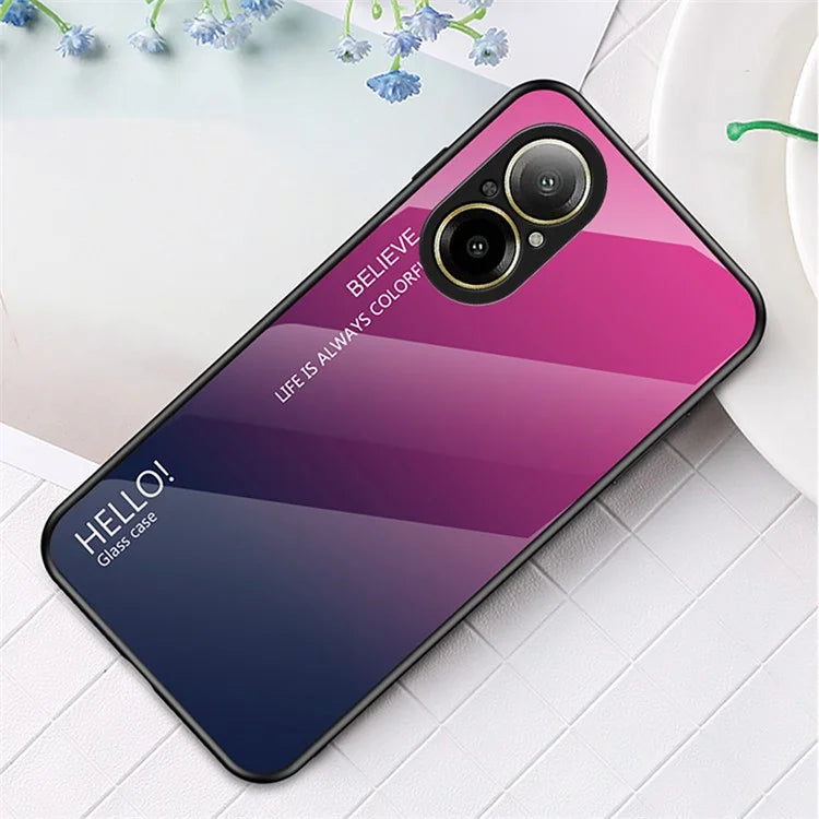 For Realme C67 4G Tempered Glass Case Anti-drop Protective Phone Cover