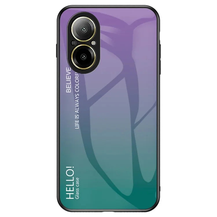 For Realme C67 4G Tempered Glass Case Anti-drop Protective Phone Cover