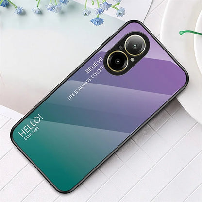 For Realme C67 4G Tempered Glass Case Anti-drop Protective Phone Cover