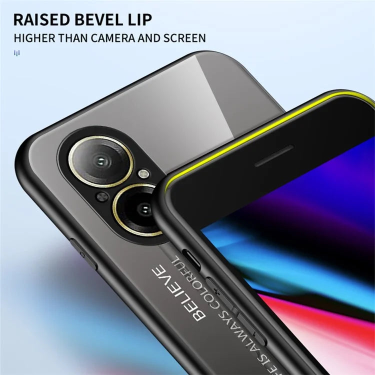 For Realme C67 4G Tempered Glass Case Anti-drop Protective Phone Cover