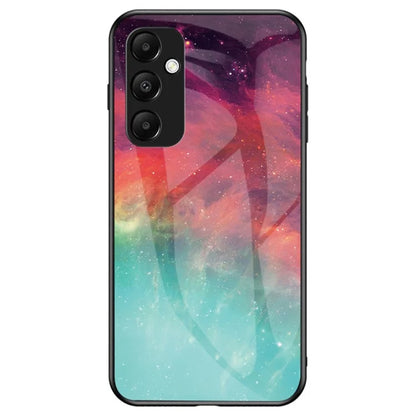 For Samsung Galaxy A35 5G Starry Sky Phone Case Tempered Glass Back Cover