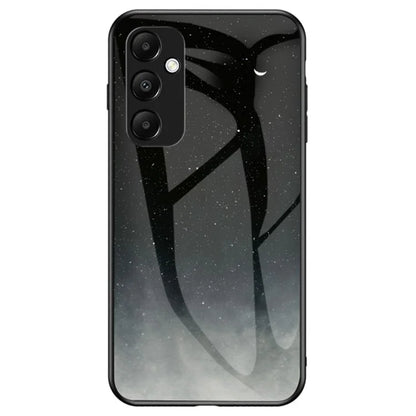 For Samsung Galaxy A35 5G Starry Sky Phone Case Tempered Glass Back Cover