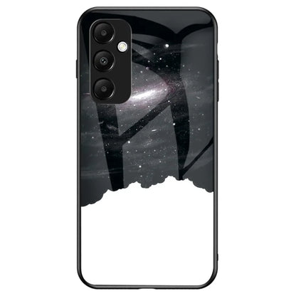 For Samsung Galaxy A35 5G Starry Sky Phone Case Tempered Glass Back Cover