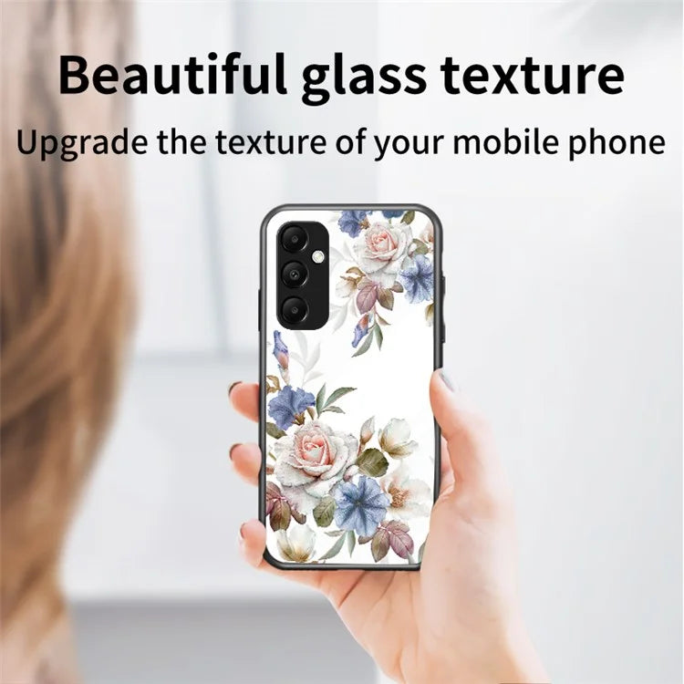 For Samsung Galaxy A35 5G Tempered Glass Case Ring Kickstand Phone Cover