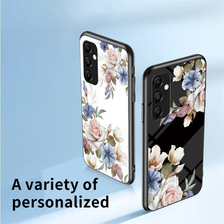 For Samsung Galaxy A35 5G Tempered Glass Case Ring Kickstand Phone Cover