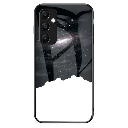 For Samsung Galaxy A55 5G Phone Case Tempered Glass+PC+TPU Cover
