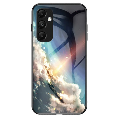 For Samsung Galaxy A55 5G Phone Case Tempered Glass+PC+TPU Cover
