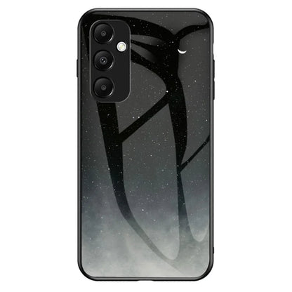 For Samsung Galaxy A55 5G Phone Case Tempered Glass+PC+TPU Cover