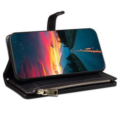 ESEBLE Galaxy Series For Samsung Galaxy A24 4G (162.1 x 77.6 x 8.3mm) Case RFID Blocking Wallet Cover