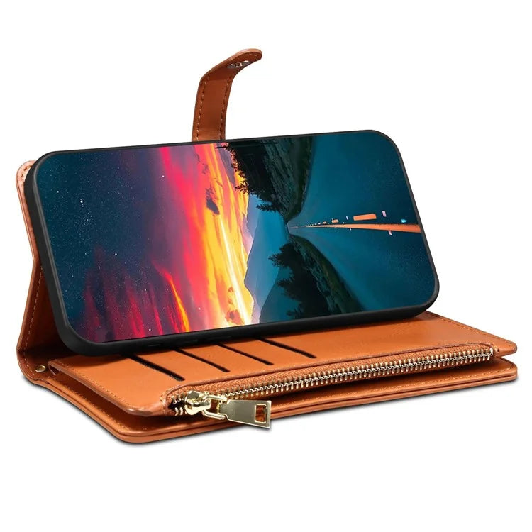 ESEBLE Galaxy Series For Samsung Galaxy A24 4G (162.1 x 77.6 x 8.3mm) Case RFID Blocking Wallet Cover