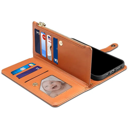ESEBLE Galaxy Series For Samsung Galaxy A24 4G (162.1 x 77.6 x 8.3mm) Case RFID Blocking Wallet Cover