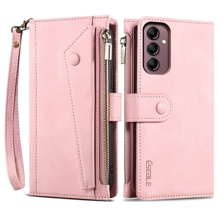 ESEBLE Star Series For Samsung Galaxy A24 4G (162.1 x 77.6 x 8.3mm) Leather Case with Wallet Stand